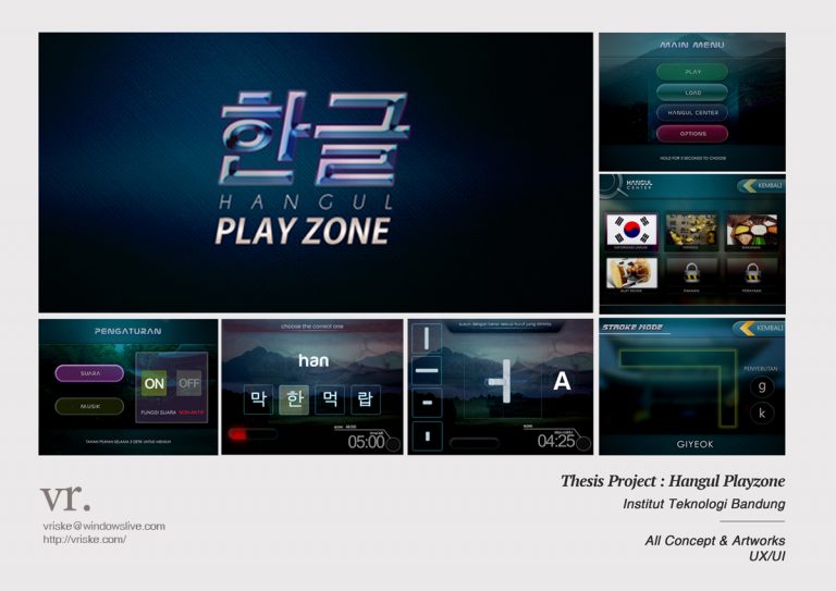 VR.Portfolio : Thesis Project – Hangul Playzone