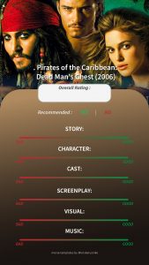 Pirates of The Caribbean Dead Man's Chest Instagram Story Movie Template
