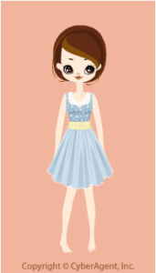 Date Items - Organdie dress / bl13BJ