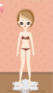 Heart Snow Flake Mat / 13A