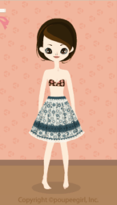 Lace Flower Skirt / Bl11CJ