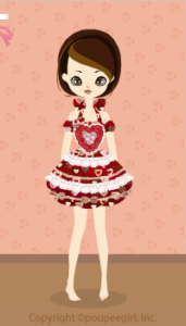 Heart cookie dress / rd11B
