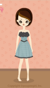 Flower mini dress / bl09K
