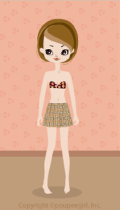 School mini skirt / 09D