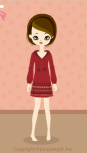Knit dress with dress / rd10A