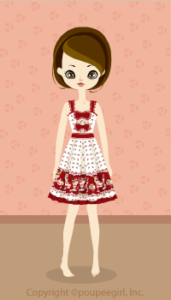 Pounding Valentine - Jumper skirt : rd09B