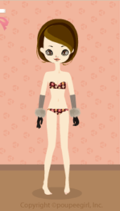 Fur long glove : bk09KJ