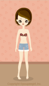 Denim short pants : 09A