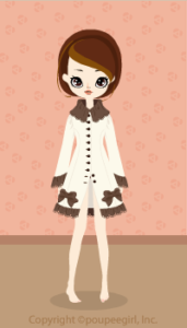 Ribbon coat : wh09B