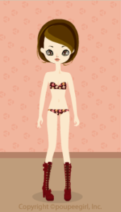 Ribbon boots : rd09B