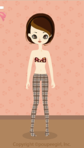 Check tights : br09K