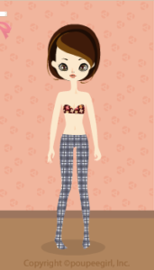 Check tights : bl09K