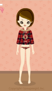 Check duffle coat : rd09KJ