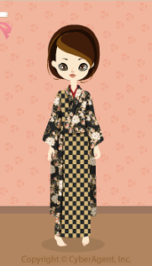 Kimono-Checkered / 12L