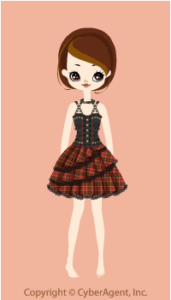 Punk girl dress / rd13GJ