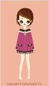 Flower button dress / pk13GJ