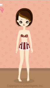 Stripe shorts / rd13E