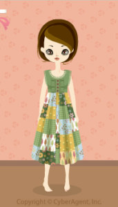Patchwork dress / Gn13H