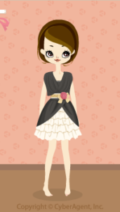 Drape dress / bk13F