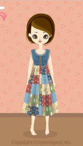 Patchwork dress / Bl13H