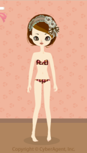 Chocolate mint head dress / 13B