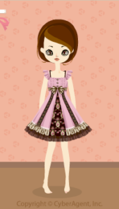 Strawberry Chocolate dress / 13B