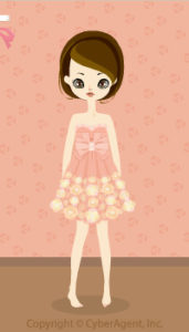 Ribbon Flower Dress / or 13F