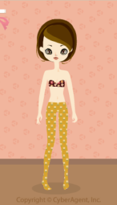 Retro pattern tights / yw11I