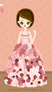 Flower princess dress / 13H