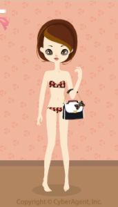 Retro ribbon bag / 13A