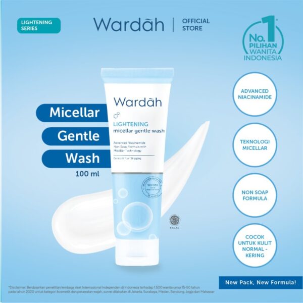 Wardah Lightening Micellar Gentle Wash · Vriske