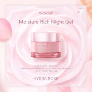 Wardah Hydra Rose Moisture Rich Night Gel