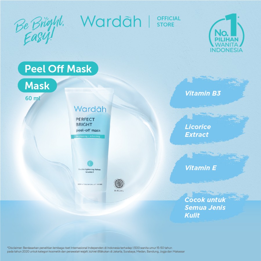 Wardah Perfect Bright Peel Off Mask