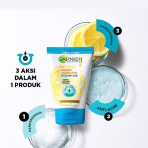 Garnier Bright Complete 3 in 1 Anti Acne Face Wash