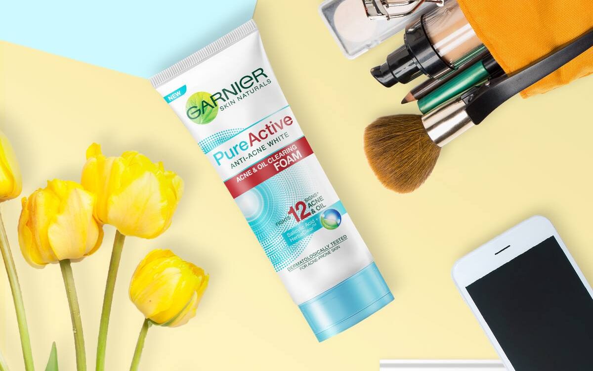 Garnier Pure Active Anti-Acne White Foam Facial Cleanser