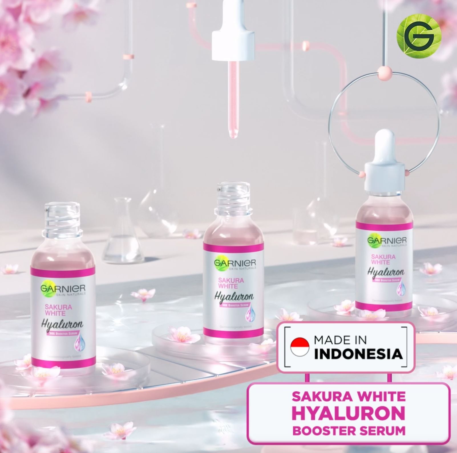 Garnier Sakura Glow Hyaluron 30x Booster Serum