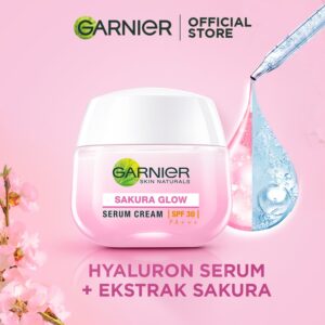 Garnier Sakura Glow Pinkish Radiance Glowing Cream (SPF30/PA+++)