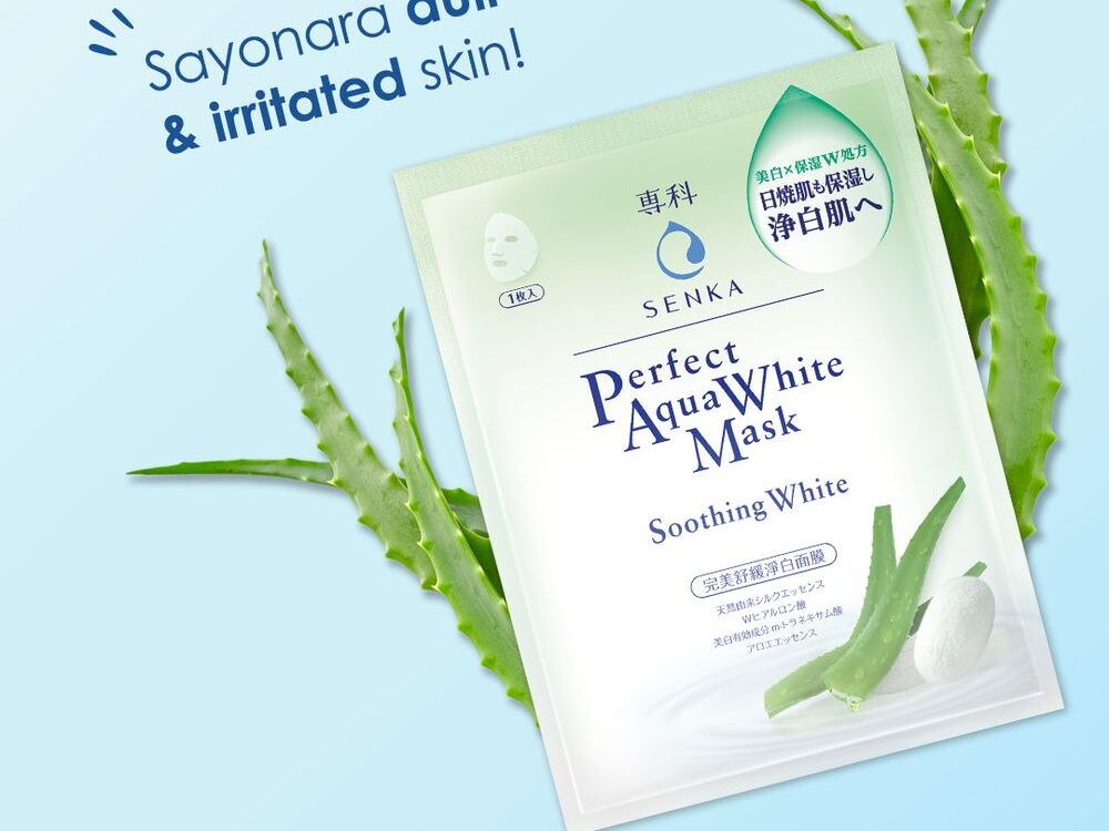 Senka Perfect Aqua White Mask – Soothing White
