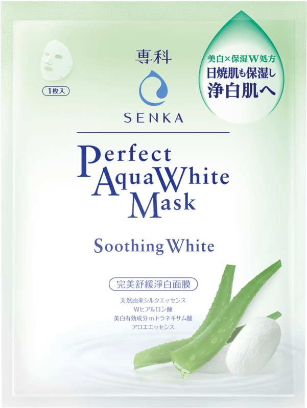 Senka Perfect Aqua White Mask - Soothing White