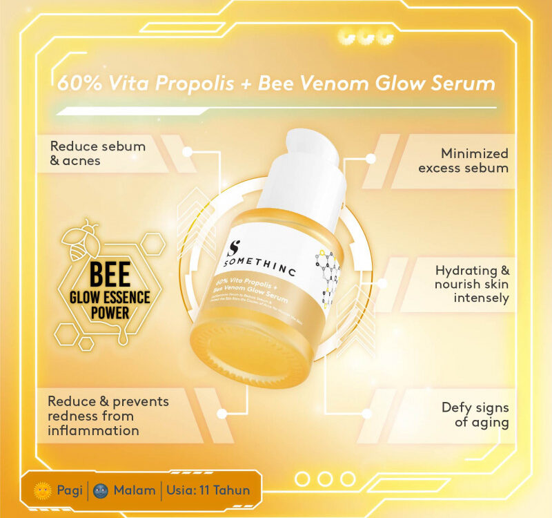 Somethinc 60% Vita Propolis + Bee Venom Glow Serum