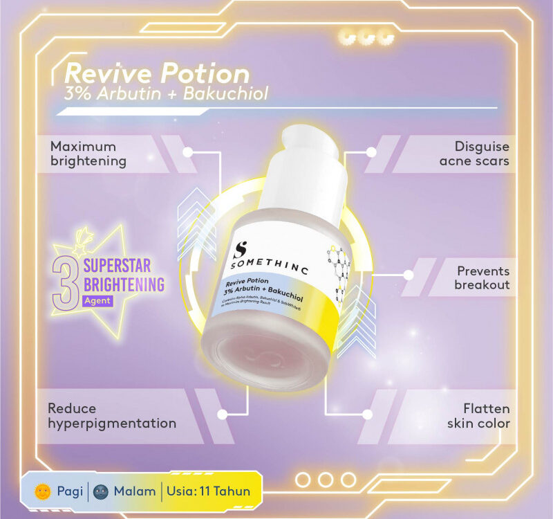 Somethinc Revive Potion 3% Arbutin + Bakuchiol