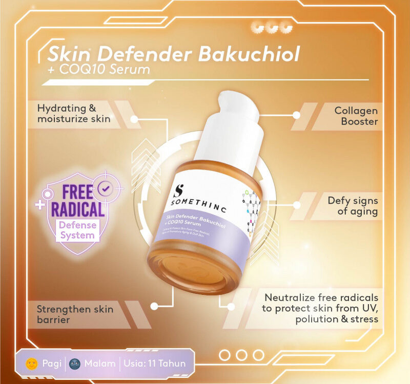 Somethinc Skin Defender Bakuchiol + COQ10 Serum