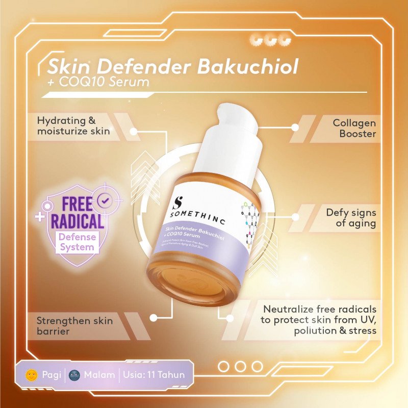Somethinc Skin Defender Bakuchiol + COQ10 Serum